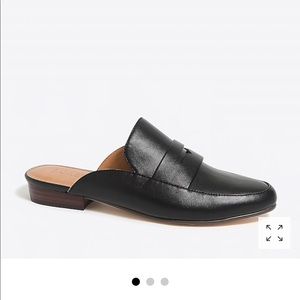 J Crew Stacked Loafer Slides